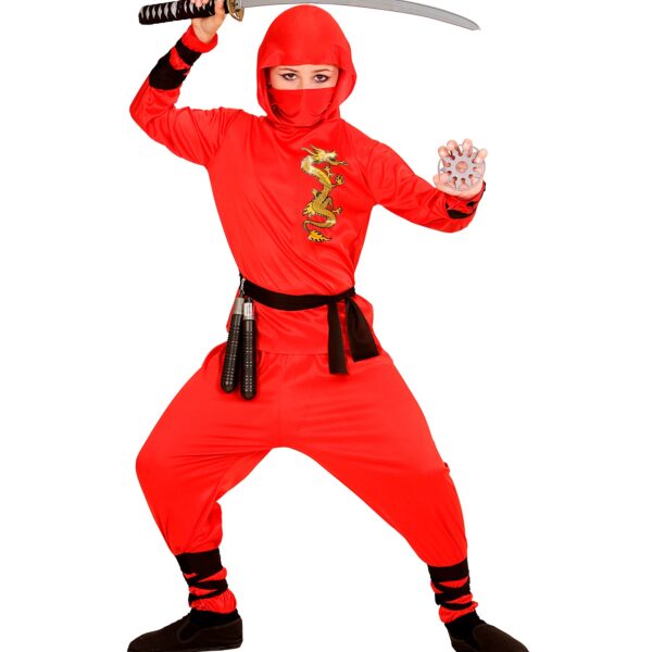 costume da ninja rosso