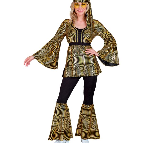 costume da hippie olografico