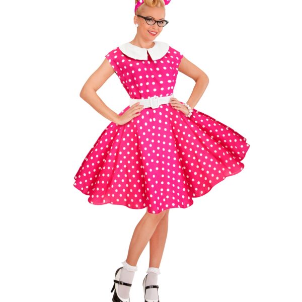costume anni 50 rosa da donna