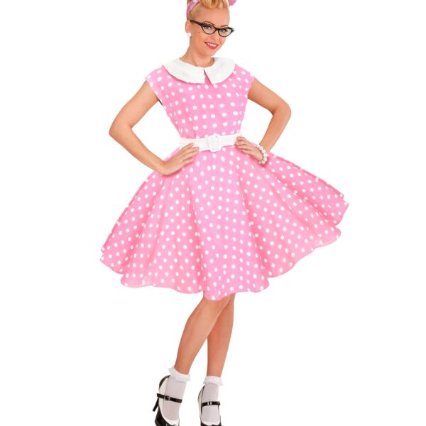 costume anni 50 rosa da donna