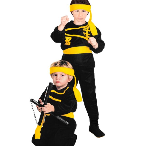 costume da ninja giallo