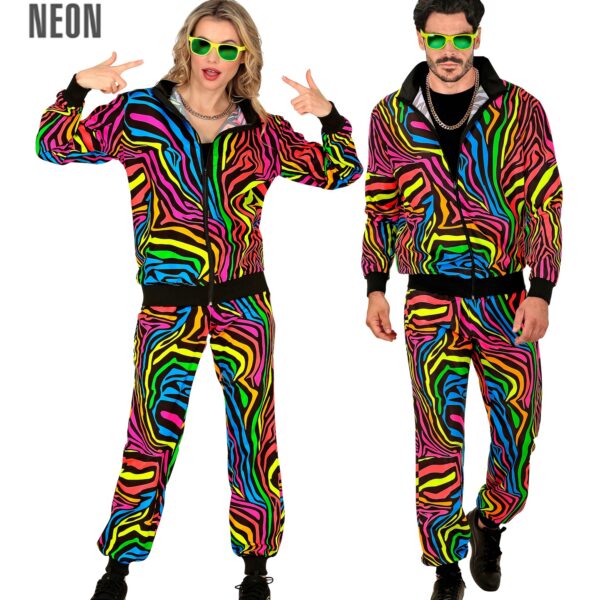 costume tuta animalier fluorescente
