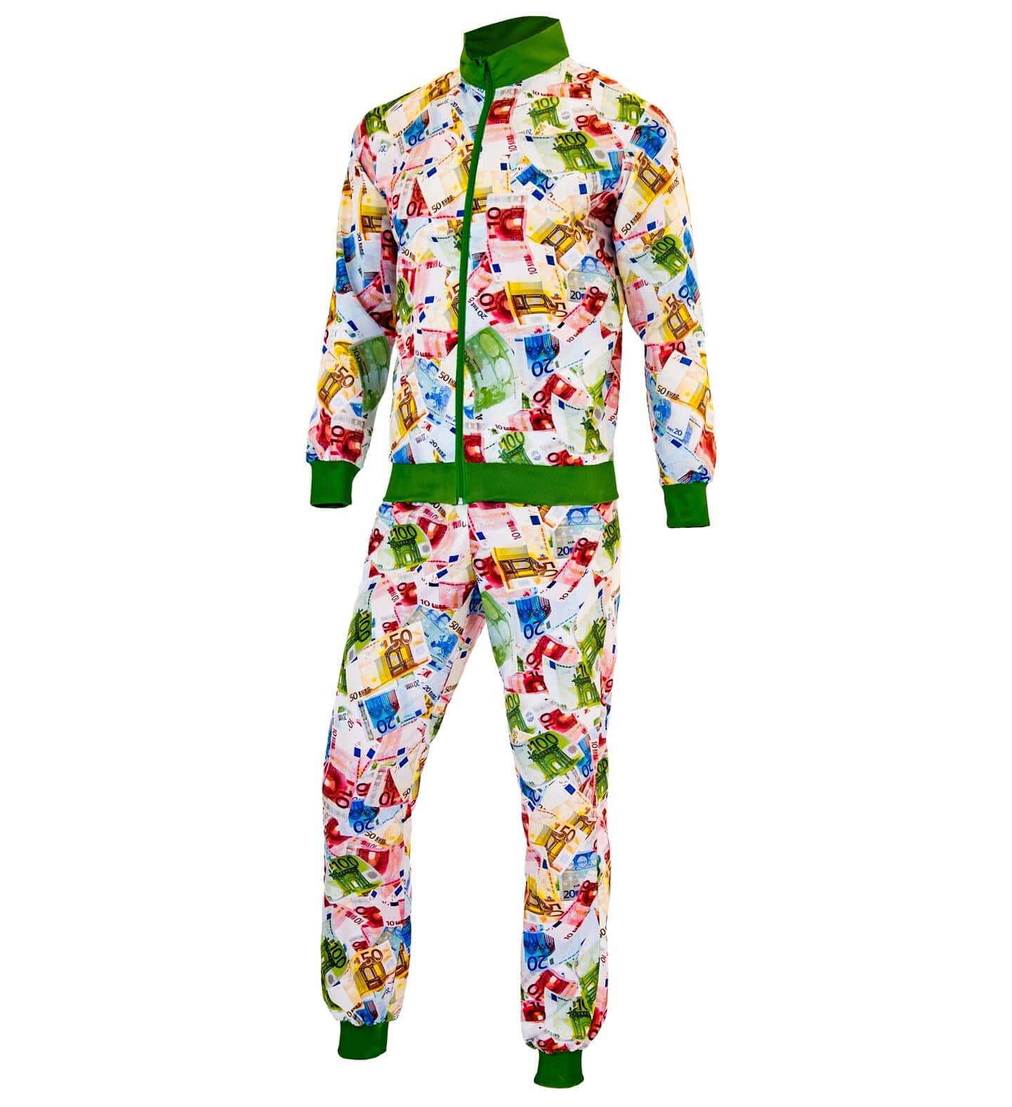 costume tuta con euro
