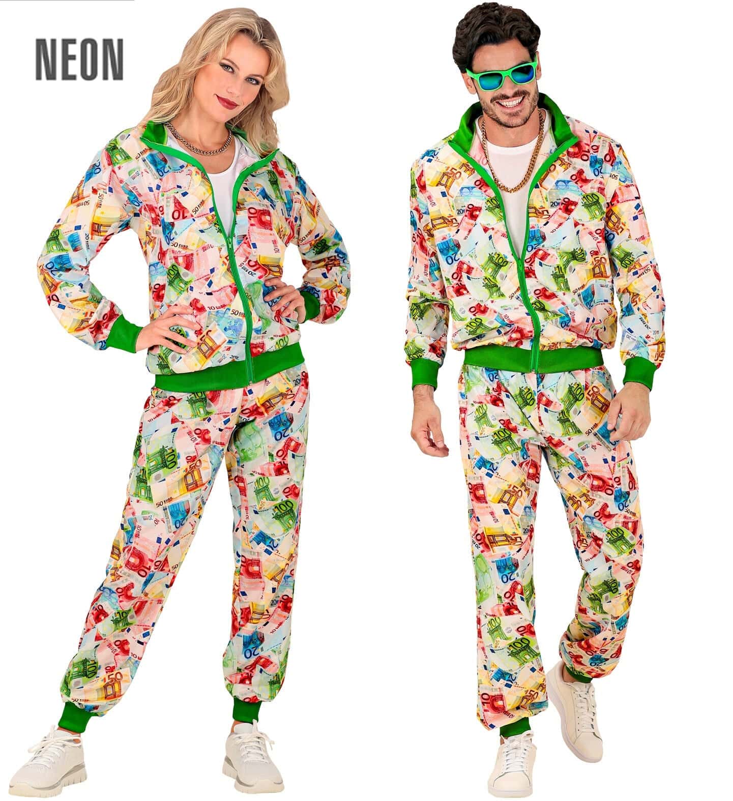 costume tuta con euro
