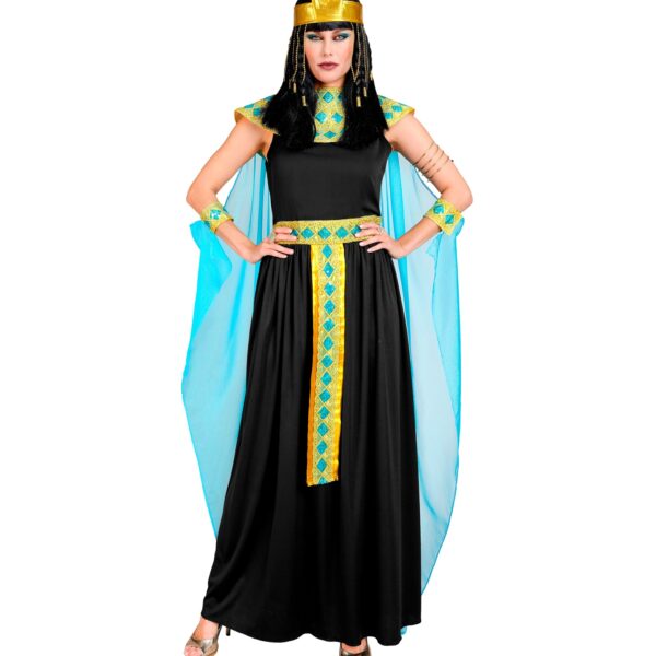 costume da regina cleopatra nero