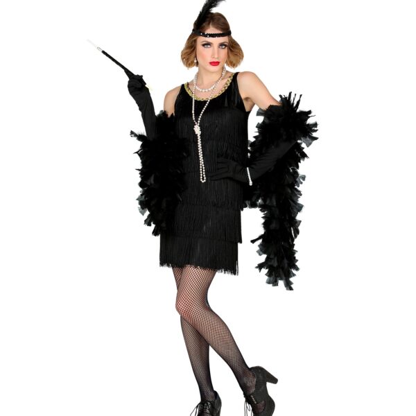 costume da charleston nero