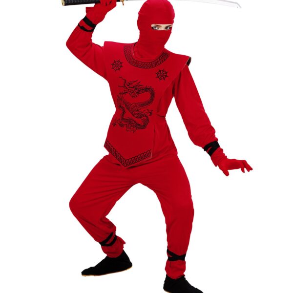 costume da ninja rosso