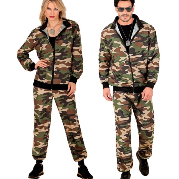 costume tuta mimetica