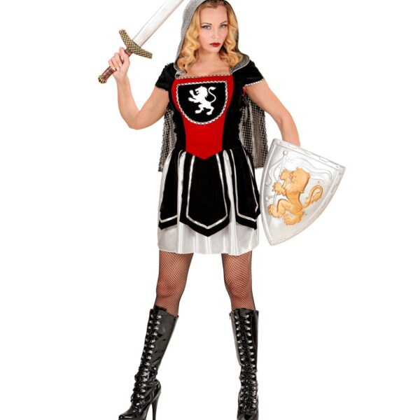 costume da guerriera regale medievale