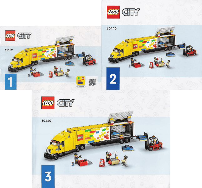 lego city camion per le consegne giallo