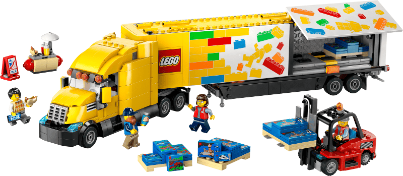 lego city camion per le consegne giallo