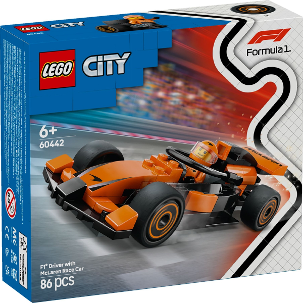 lego city pilota e monoposto mclaren f1®