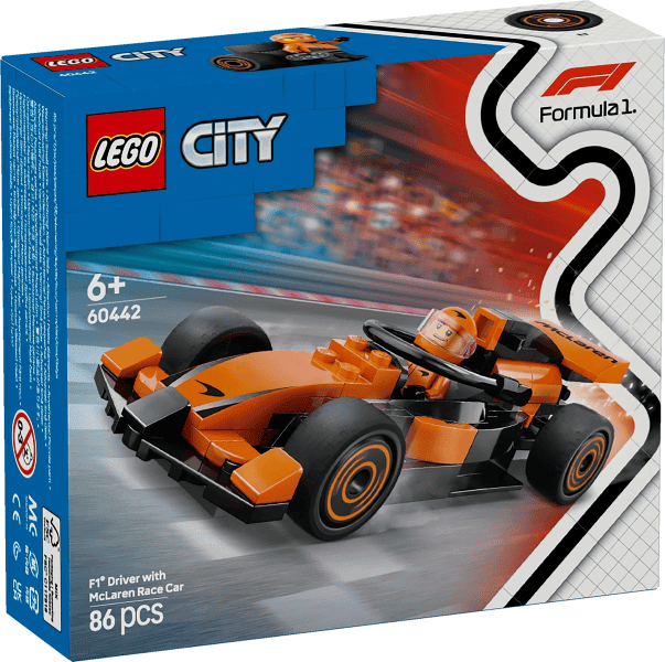 lego city pilota e monoposto mclaren f1®