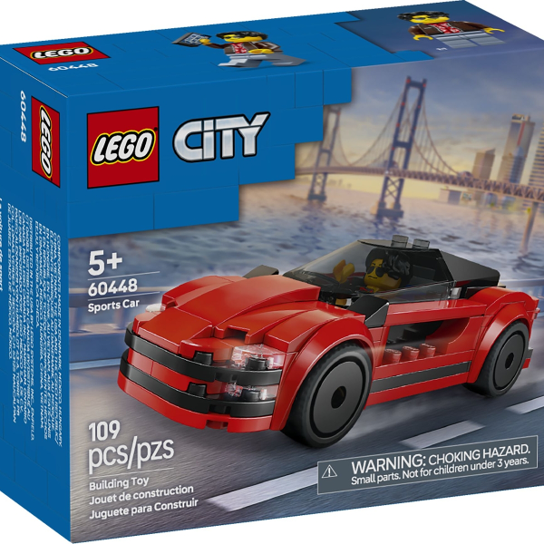 lego city auto sportiva rossa