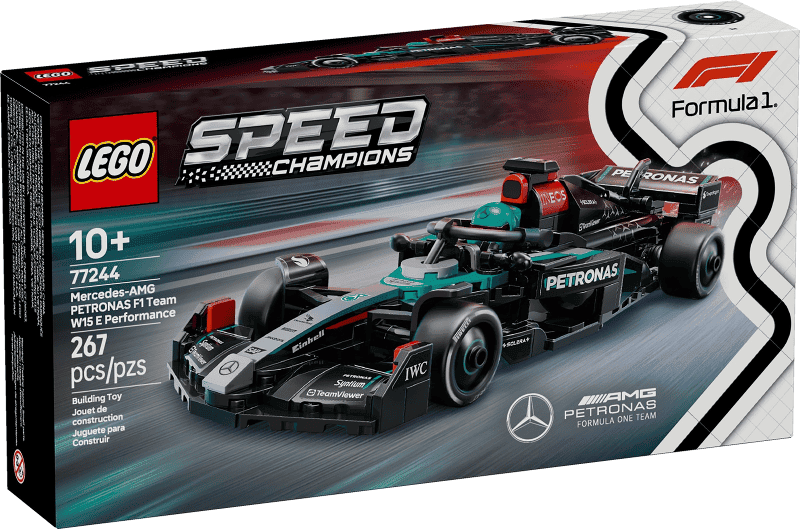 lego speed champions auto da corsa mercedes amg f1® w15