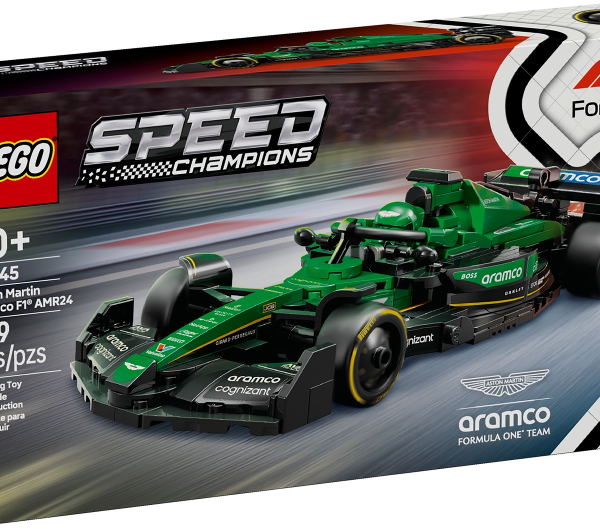 lego speed champions auto da corsa aston martin aramco f1® amr24