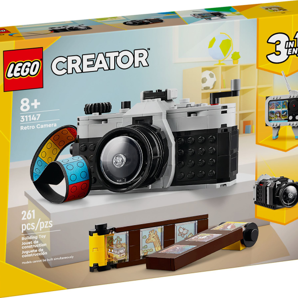 lego creator fotocamera retrò