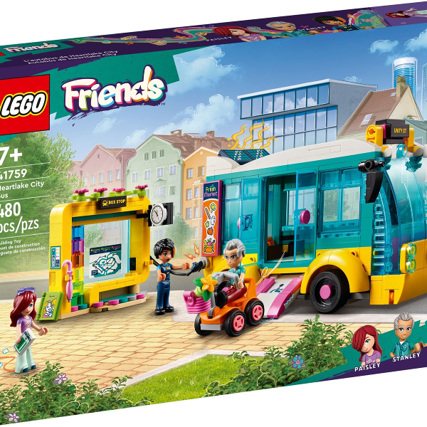 lego friends l’autobus di heartlake city
