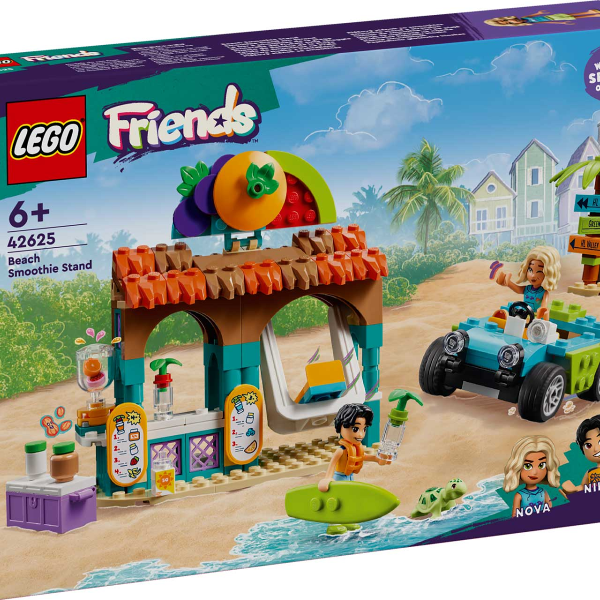 lego friends bancarella dei frullati sulla spiaggia
