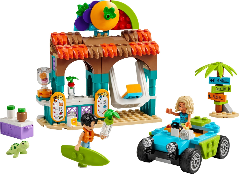 lego friends bancarella dei frullati sulla spiaggia