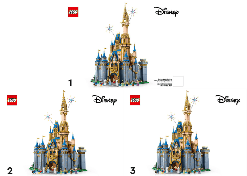 lego disney castello disney