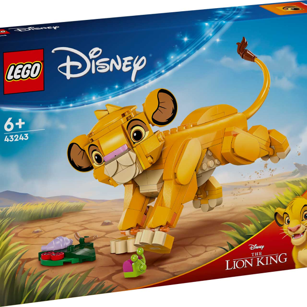 lego disney simba, il cucciolo del re leone