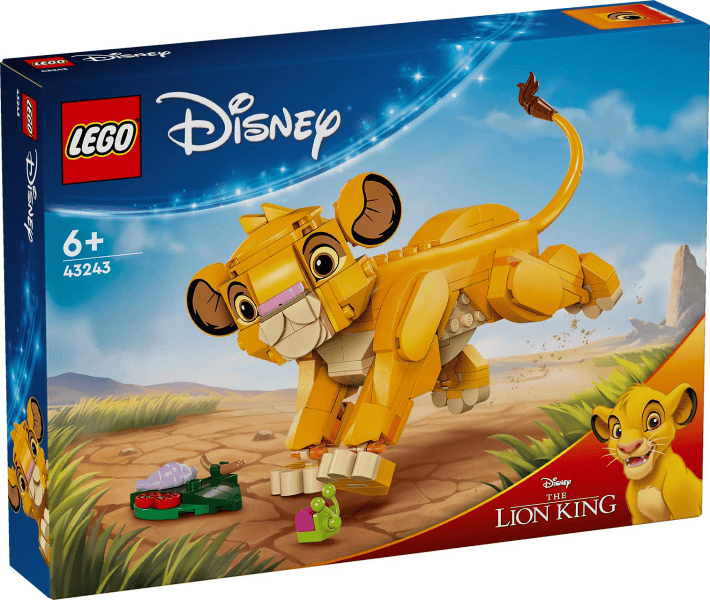 lego disney simba, il cucciolo del re leone