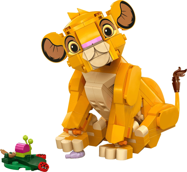 lego disney simba, il cucciolo del re leone