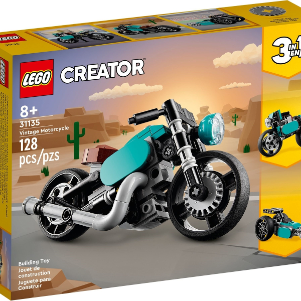 lego creator motocicletta vintage