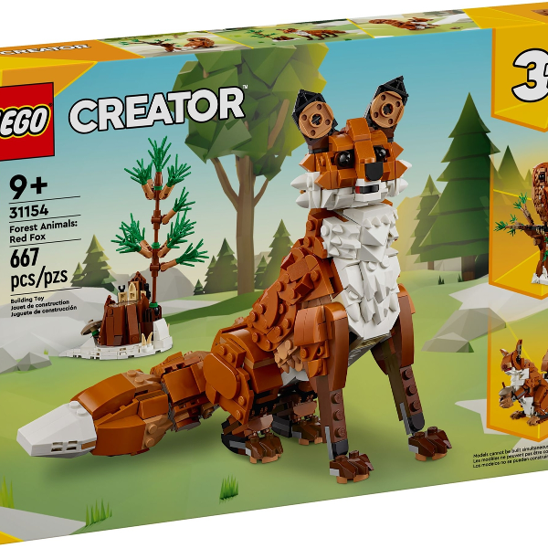 lego creator animali della foresta volpe rossa