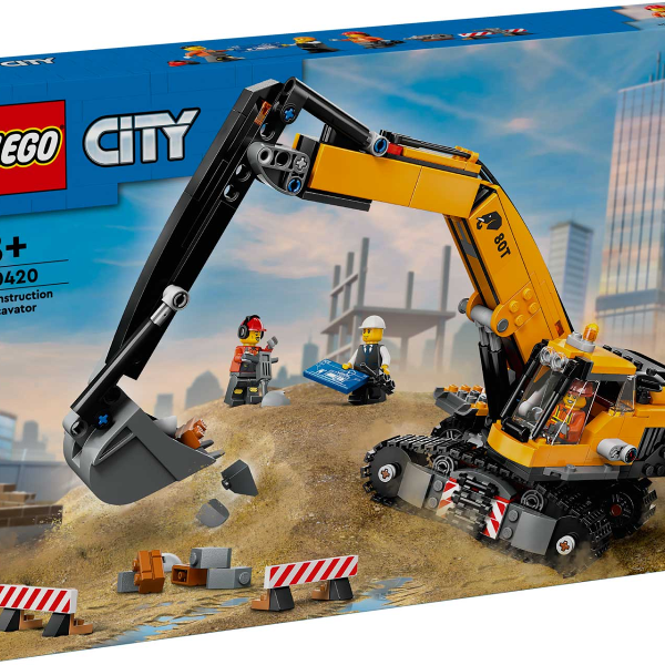 lego city escavatore da cantiere giallo