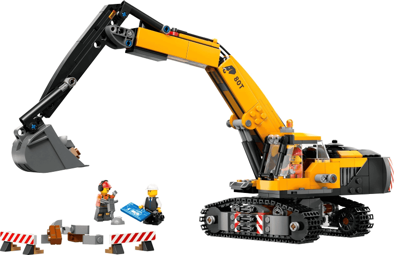 lego city escavatore da cantiere giallo