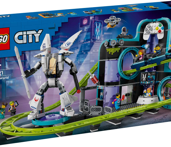 lego city montagne russe di robot world