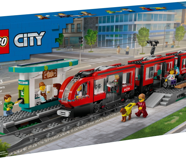 lego city tram e fermata del tram
