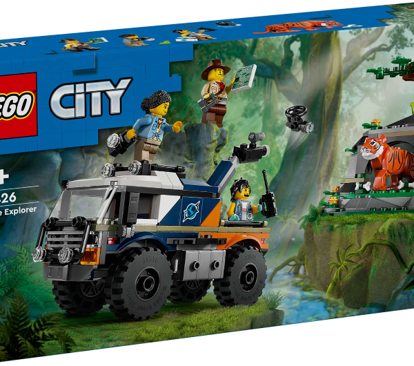 lego city fuoristrada dell’esploratore della giungla
