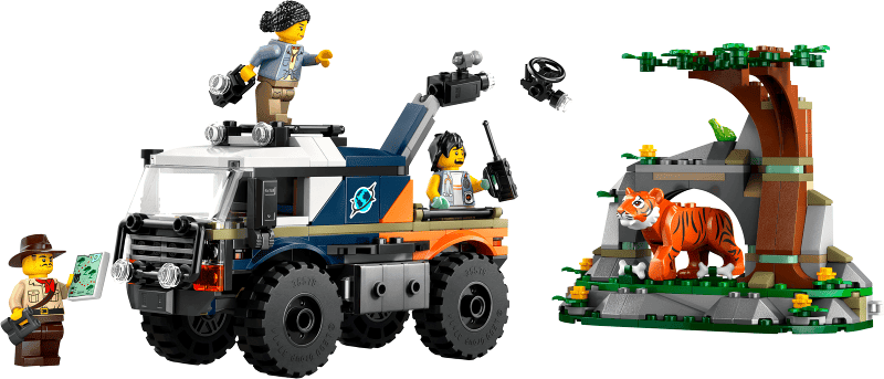 lego city fuoristrada dell’esploratore della giungla