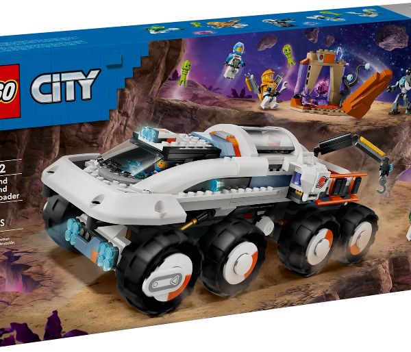 lego city space rover di comando e gru di carico