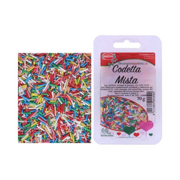 codette di zucchero 70 gr