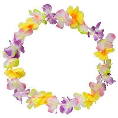 collana hawaiana multicolore