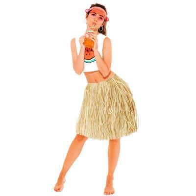 gonna hawaiana in raffia