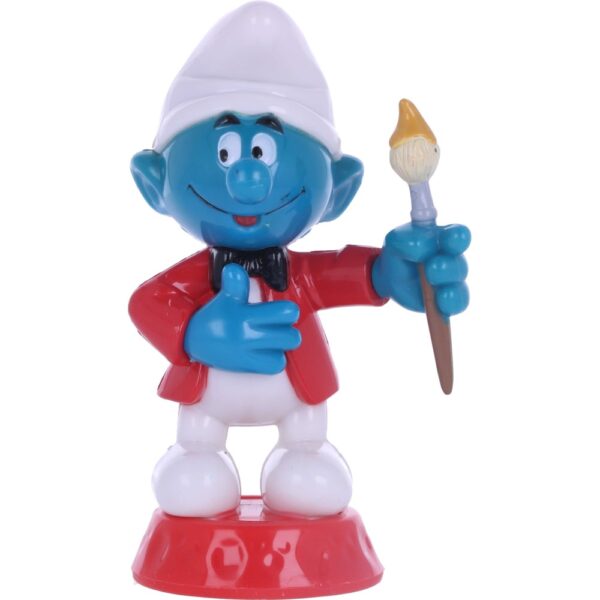 statuina plastica puffo pittore