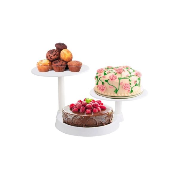 alzata per torte 4 piani scala plastica (copia)