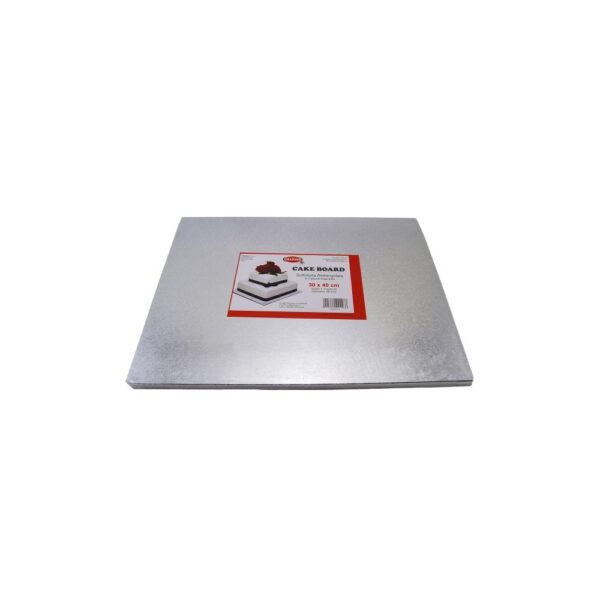 cakeboard sottotorta argento quadrata