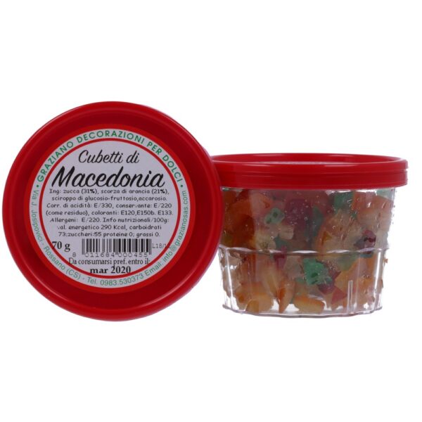 cubetti di macedonia 70 gr