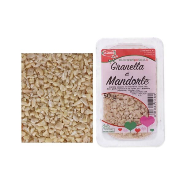 granella di mandorle 50 gr