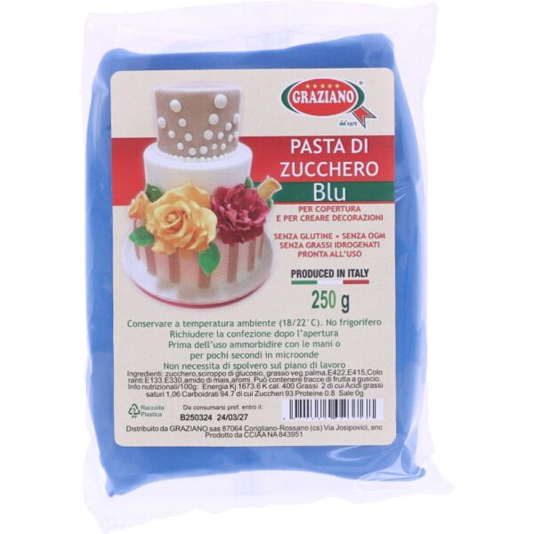 pasta di zucchero copertura rosa 250 gr (copia)