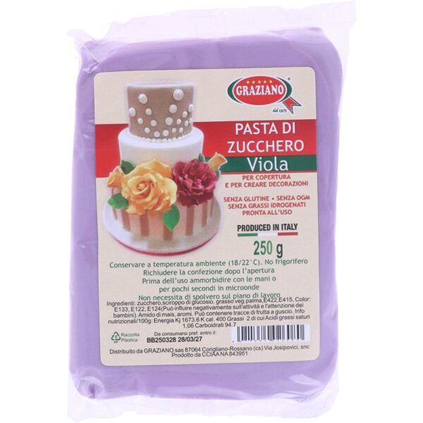 pasta di zucchero copertura verde 250 gr (copia)