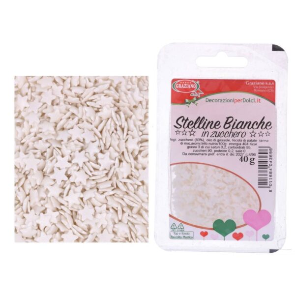 stelline bianche 40 gr