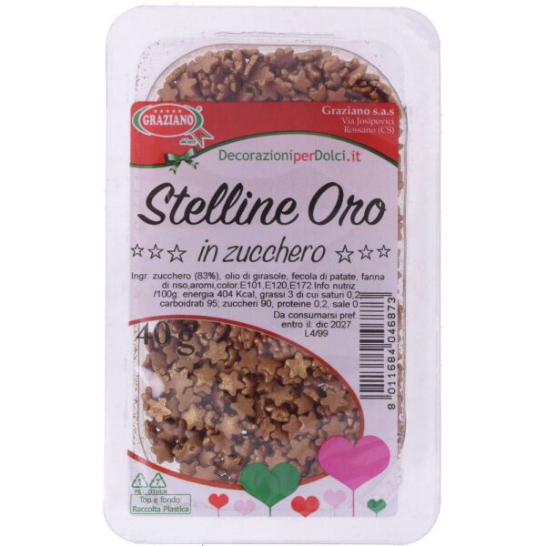 stelline oro 40 gr