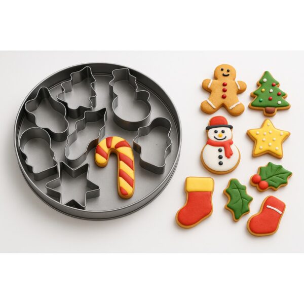 tagliapasta acciaio natale 9 pz